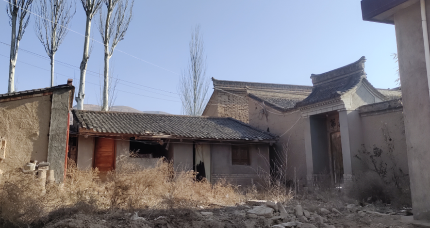 The village where Student Huang's grandmother lived